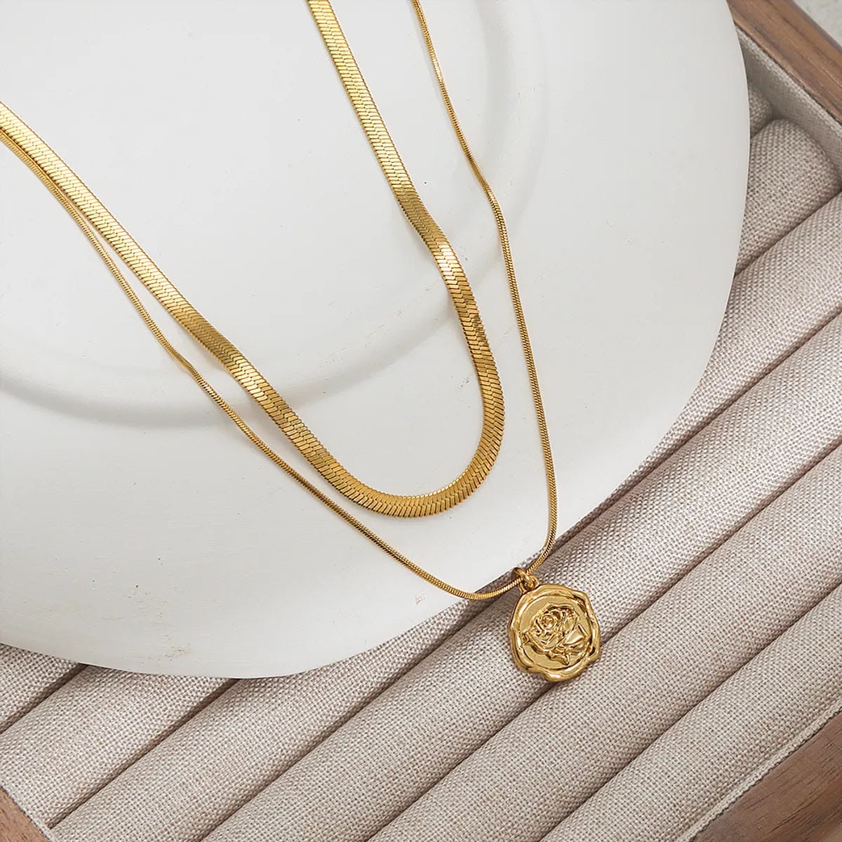 Colliers duo médaille